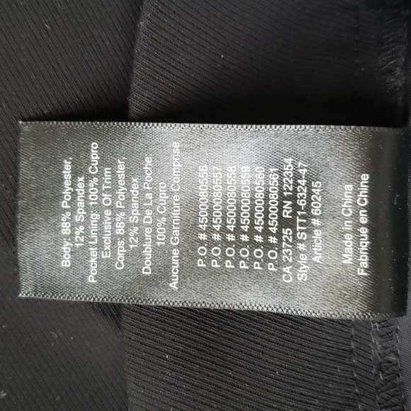 Babaton Black Cohen Cropped Pleated Dress Pant - Picture 8 of 9